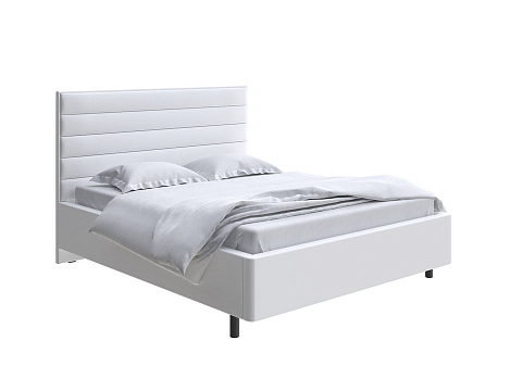 Кровать из экокожи Verona - Кровать в лаконичном дизайне в обивке из мебельной ткани или экокожи.
