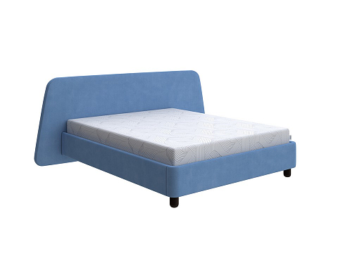 Кровать с мягким изголовьем Sten Berg Right - Мягкая кровать с необычным дизайном изголовья на правую сторону