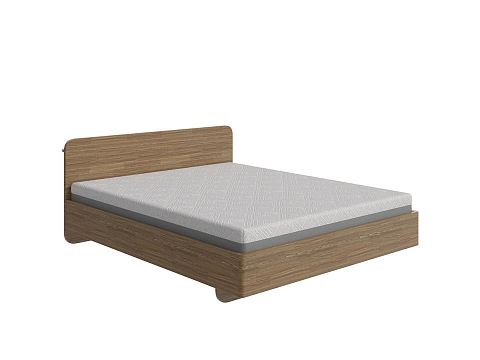 Кровать с основанием Minima - Кровать из массива с округленным изголовьем. 