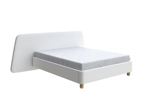 Двуспальная кровать Sten Berg Left - Мягкая кровать с необычным дизайном изголовья на левую сторону