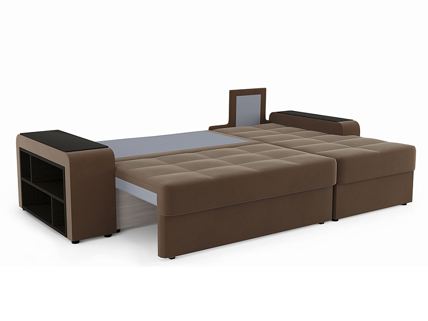 Угловой диван-кровать Flash (левый, правый) 159x201 Ткань Луна 25 - Угловой диван-кровать для ежедневного использования