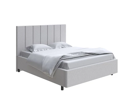 Односпальная кровать Oktava - Кровать в лаконичном дизайне в обивке из мебельной ткани или экокожи.