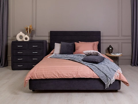 Кровать 180х200 Verona - Кровать в лаконичном дизайне в обивке из мебельной ткани или экокожи.