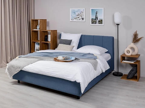 Черная кровать Nuvola-7 NEW - Современная кровать в стиле минимализм